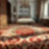Elegant Rug with Intricate Patterns Elegant rug showcasing intricate patterns