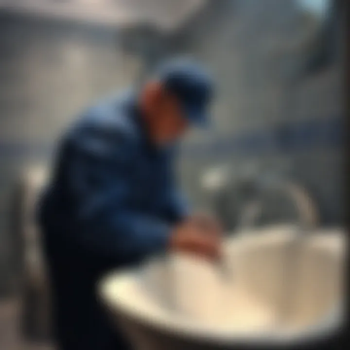 Expert Plumbing Solutions for Clogged Drains Professional plumber fixing a drainage issue