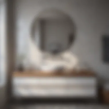 Elegant Minimalistic Bathroom Vanity Elegant minimalistic vanity showcasing sleek design