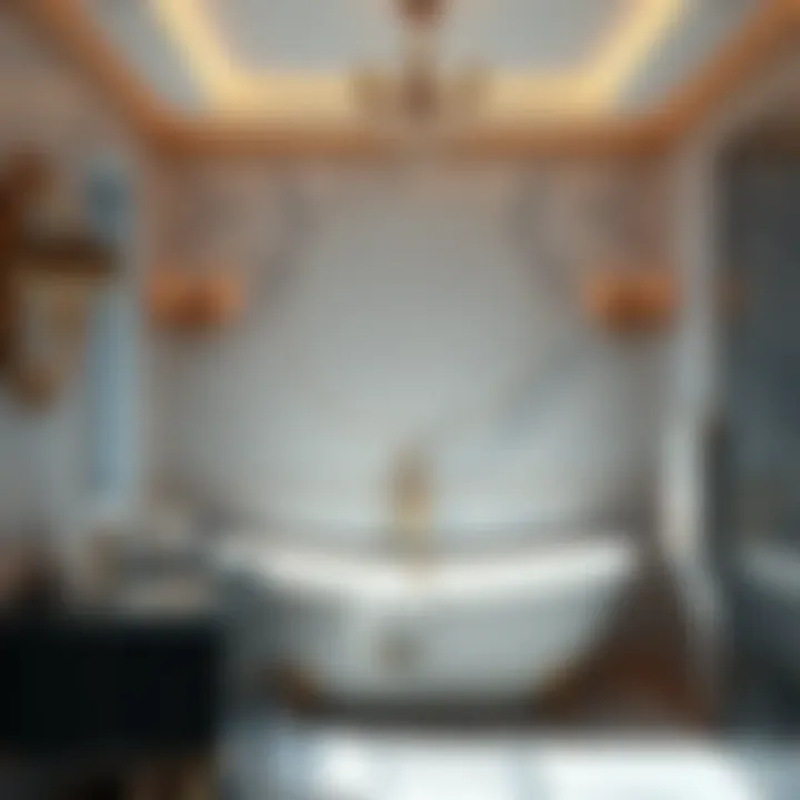 Luxurious Modern Bathroom Design Luxurious modern bathroom design with elegant fixtures