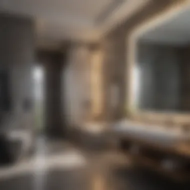 Stunning Luxury Bathroom Design Luxurious bathroom with modern fixtures and elegant design