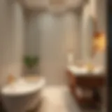 Modern Bathroom Elegance Elegant bathroom design showcasing modern fixtures and calming colors