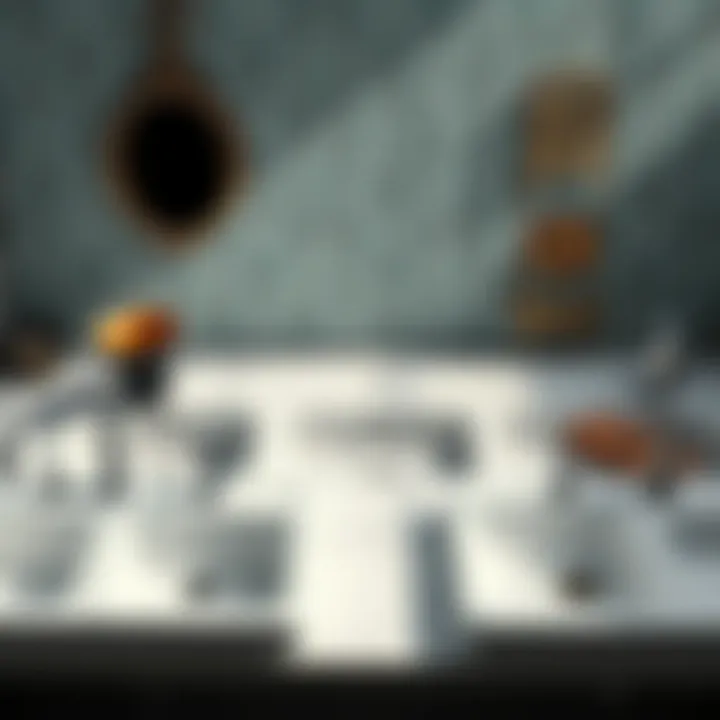 Comparison of Sink Materials Various materials for bathroom sinks laid out for comparison