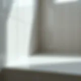 Spotless Bathroom Tile Surface Close-up of sparkling clean bathroom tile