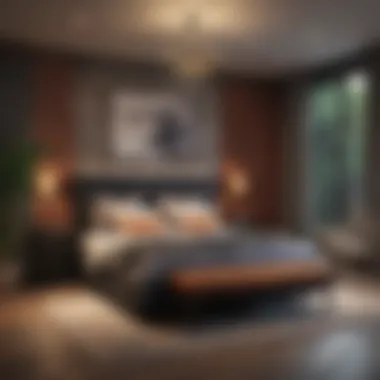 Stylish Basement Bedroom Design Cozy basement bedroom interior with stylish decor