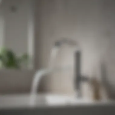 Modern Aesthetics of the Waterfall Faucet Elegant waterfall faucet showcasing modern design