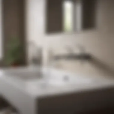 Seamless Installation of the Faucet Installation of a waterfall bathroom sink faucet