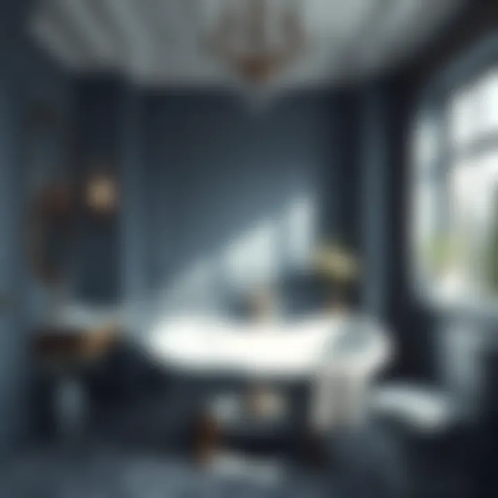 Choosing the Right Paint Different types of paint suitable for bathrooms