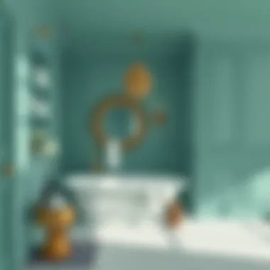 Soothing Colors for a Relaxing Bathroom Environment Elegant bathroom showcasing soothing paint colors