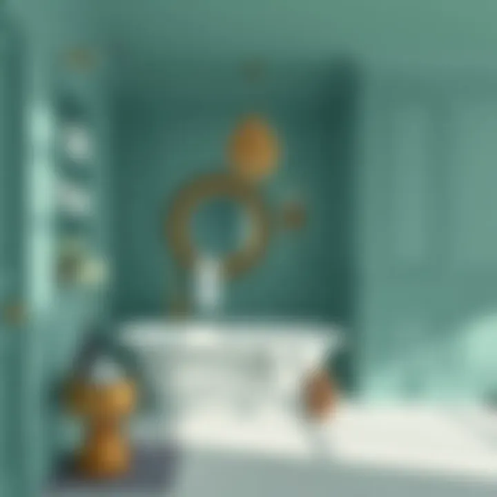 Soothing Colors for a Relaxing Bathroom Environment Elegant bathroom showcasing soothing paint colors