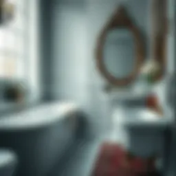 Elegant classic bathroom featuring vintage fixtures