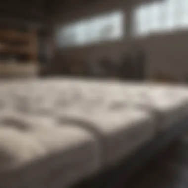 Inside a Classic Mattress Manufacturing Facility Manufacturing facility of classic mattresses