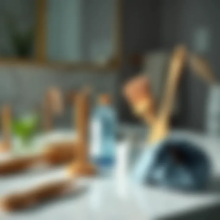 Essential Tools for Quartz Care Cleaning tools for quartz countertops arranged neatly
