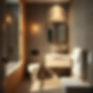 Contemporary Materials for Chic Small Bathrooms Trendy materials and finishes in a small bathroom