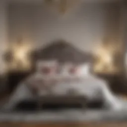 Elegant queen size bedroom set featuring a modern design