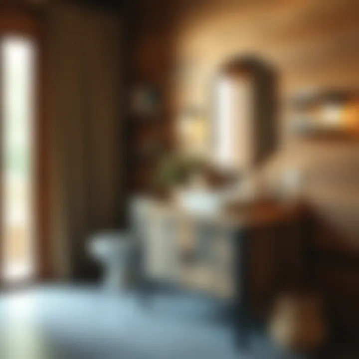 Rustic Charm in Vanity Selection Rustic style bathroom vanity made of reclaimed wood