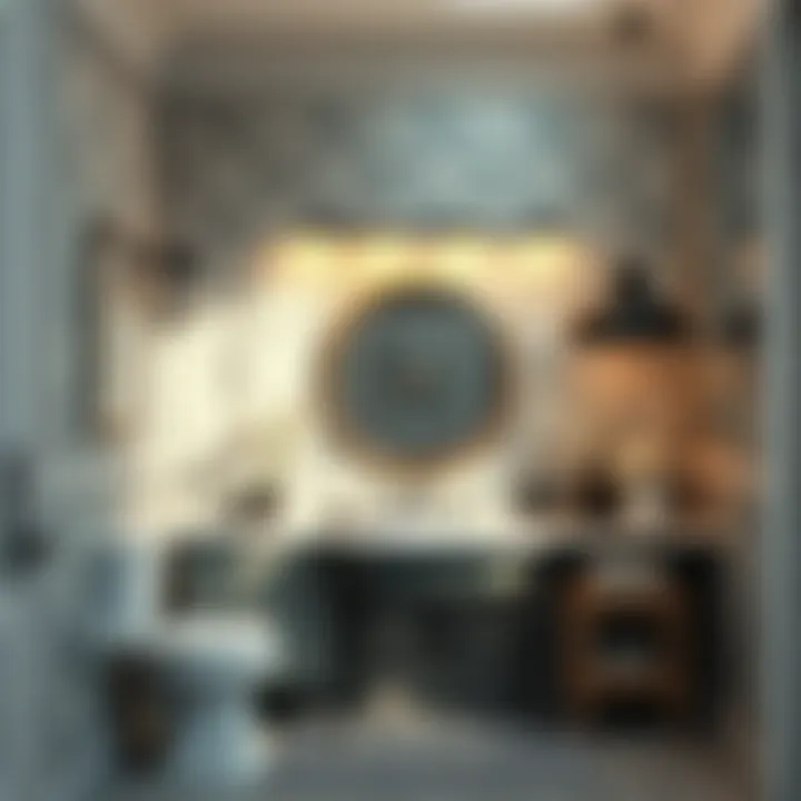 Installation of vent cover in a bathroom