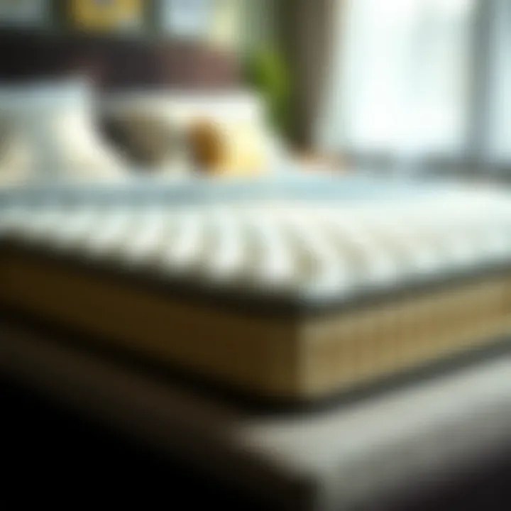 The Unique Structure of a 2 Egg Crate Mattress Topper Detailed view of a 2 egg crate mattress topper showcasing its unique structure