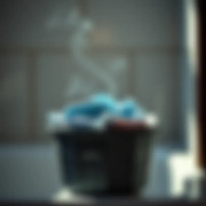 Demonstration of proper usage of laundry detergent packets