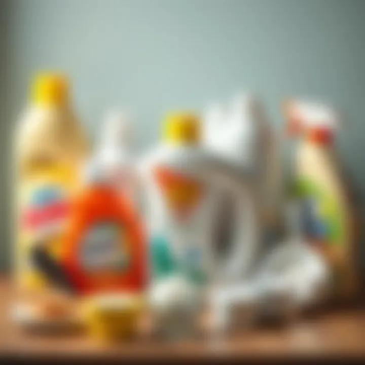 Choosing the Right Detergents Different types of detergents arranged aesthetically