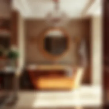 Harmonizing Copper Nickel with Bathroom Aesthetics Copper nickel bathtub complementing elegant bathroom decor