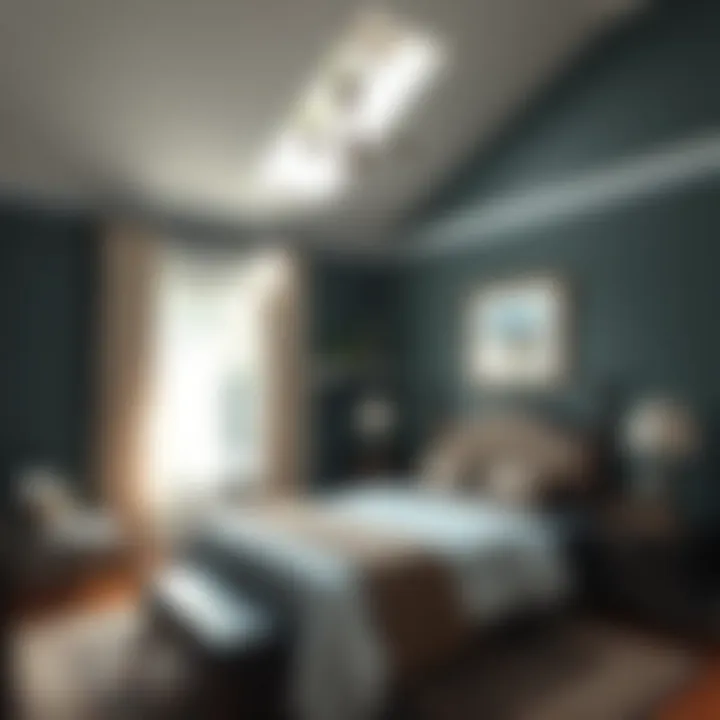 Before and after images of a home renovation project