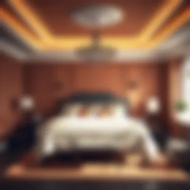 Cozy King Size Bedroom with Warm Color Palette Cozy king size bedroom with warm color palette