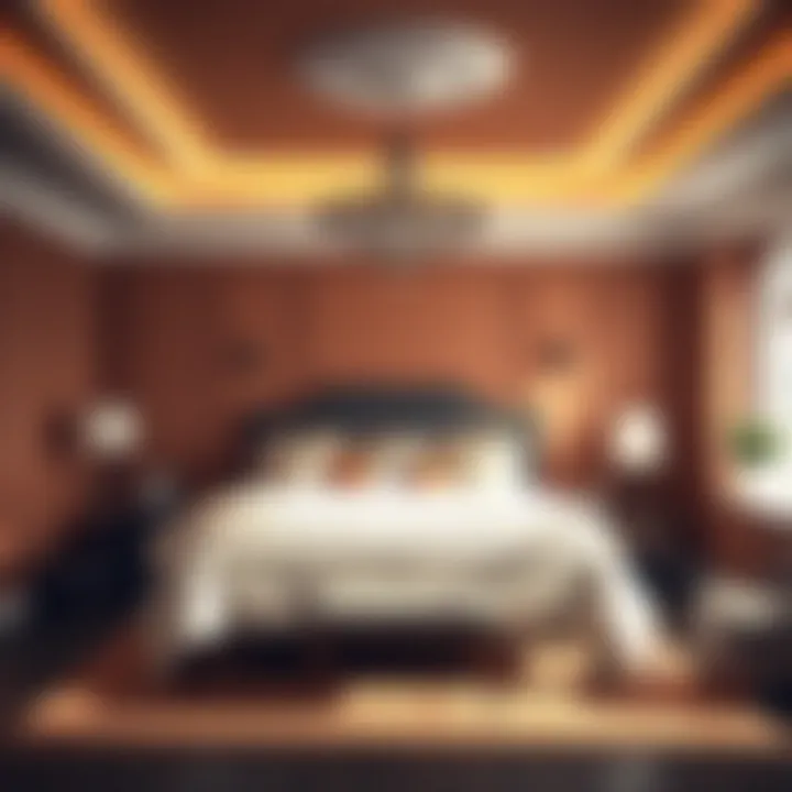 Cozy King Size Bedroom with Warm Color Palette Cozy king size bedroom with warm color palette