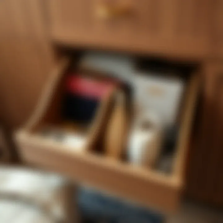 Customizable deep drawer organizers made from sustainable materials
