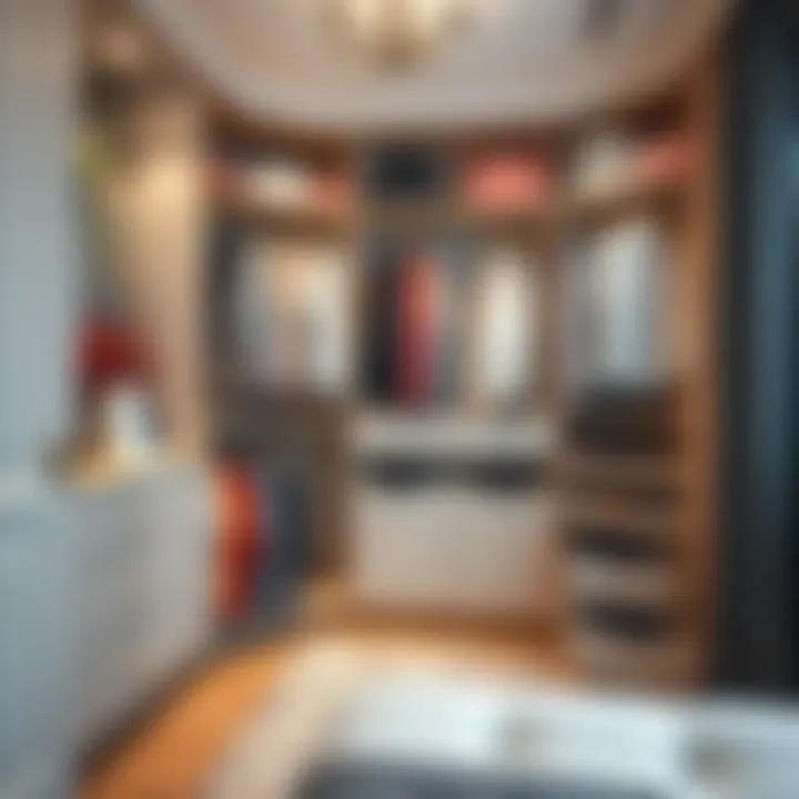 Stylish arrangement of deep drawer organizers tailored for clothing storage
