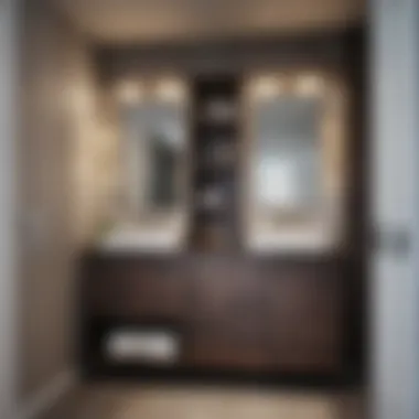 Transformation of a Bathroom Closet Before and after bathroom closet transformation