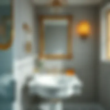 Enhancing Bathroom Aesthetics with a 17 x 14 Sink Elegant bathroom layout emphasizing the sink's aesthetics