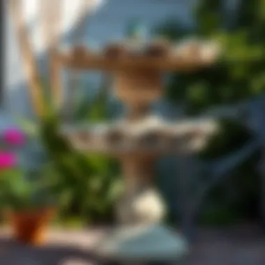 Tips on maintaining painted concrete birdbath for longevity