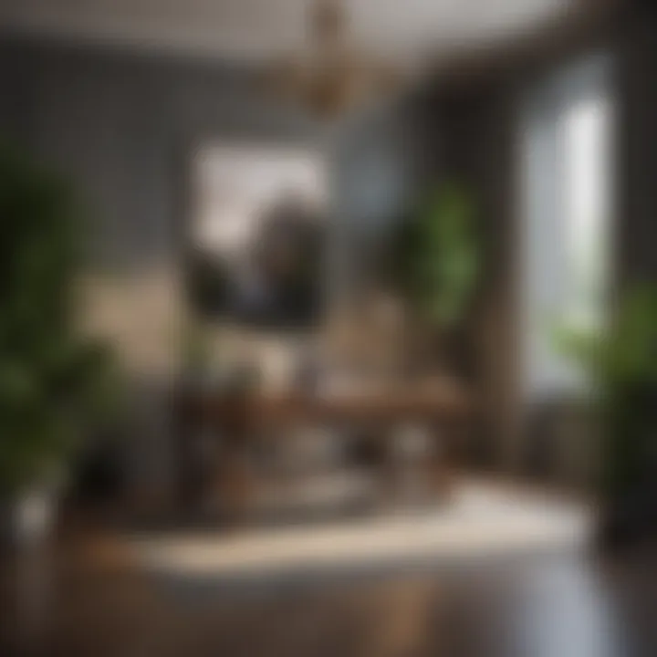 Inviting decor with plants and artwork enhancing the workspace