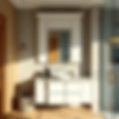 Modern Bathroom Storage Cabinet Elegant 18 inch bathroom storage cabinet showcasing modern design