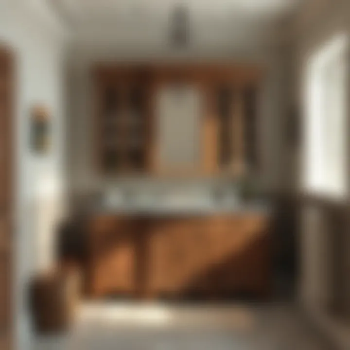 Materials for Bathroom Cabinets Various materials used in 18 inch bathroom storage cabinets