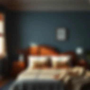 Cozy Bedroom with Acacia Nightstands Cozy bedroom setup featuring acacia nightstands