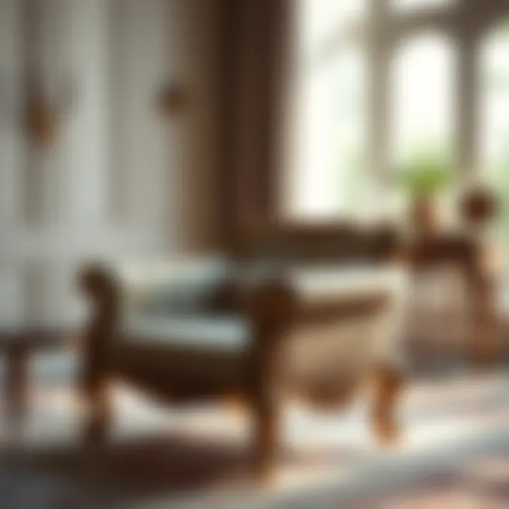 Richly Upholstered Baroque Chair Sumptuous Baroque chair showcasing rich upholstery