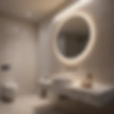 Innovative Materials for Cove Lighting Various materials used in innovative bathroom cove lighting installations