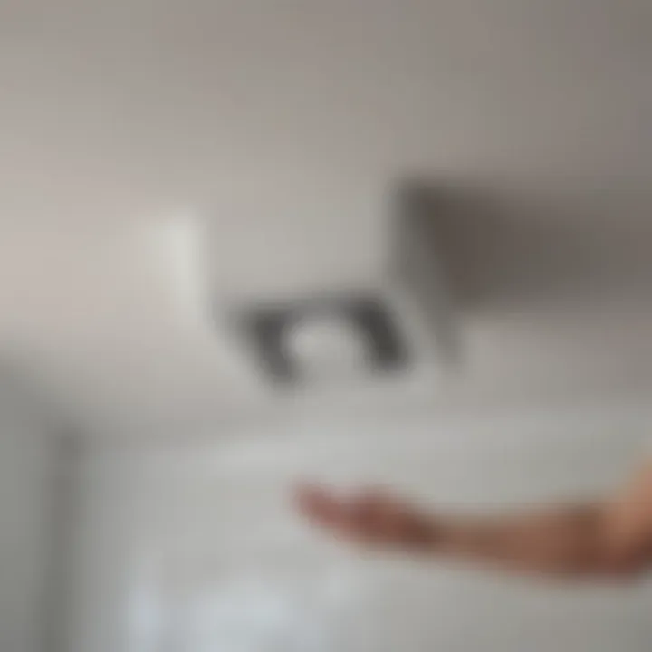 Installation of a ductless bathroom fan