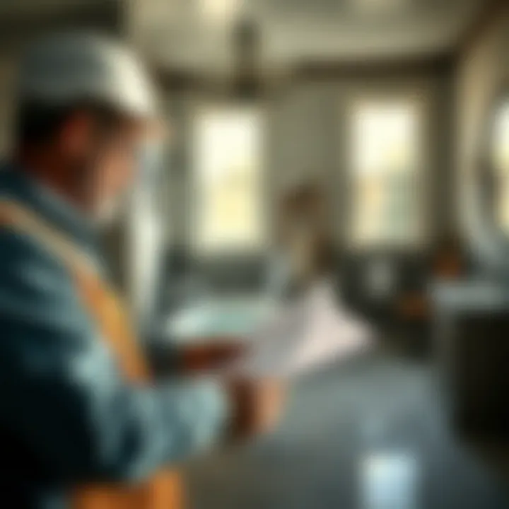 Choosing the Right Contractor for Your Remodel Professional contractor discussing plans with homeowners