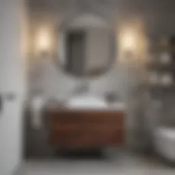 Elegant 26 inch bathroom vanity design showcasing modern aesthetics