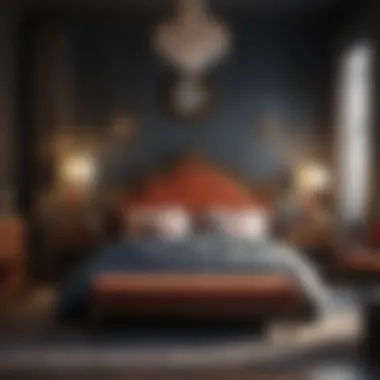 Vibrancy and Individuality in Bedroom Decor Eclectic bedroom set with vibrant colors and unique furnishings