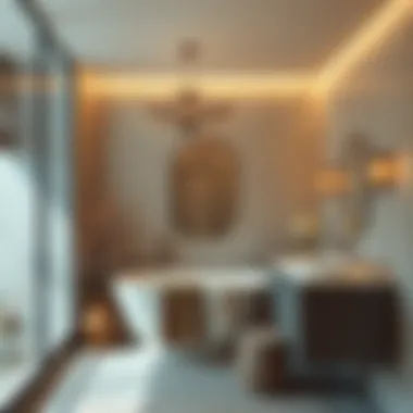 Current Design Trends in Bathrooms An array of trending bathroom designs reflecting current styles