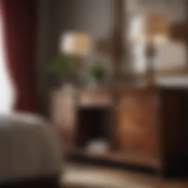 Elegant Cherry Wood Furniture Set Elegant cherry wood bedroom furniture set showcasing style and functionality