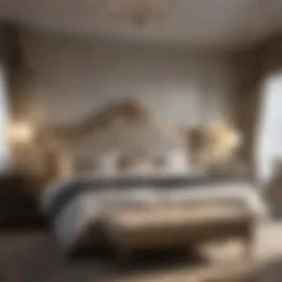 Luxurious king size bedroom set
