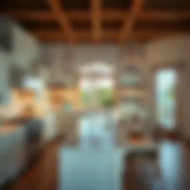 Coastal Elegance in Kitchen Design Elegant kitchen design featuring coastal elements