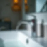 Elegant Delta bathroom tap showcasing modern design