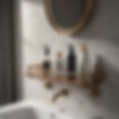 Sophisticated Bathroom Shelf of Delta Windemere Sophisticated Delta Windemere bathroom shelf enhancing utility