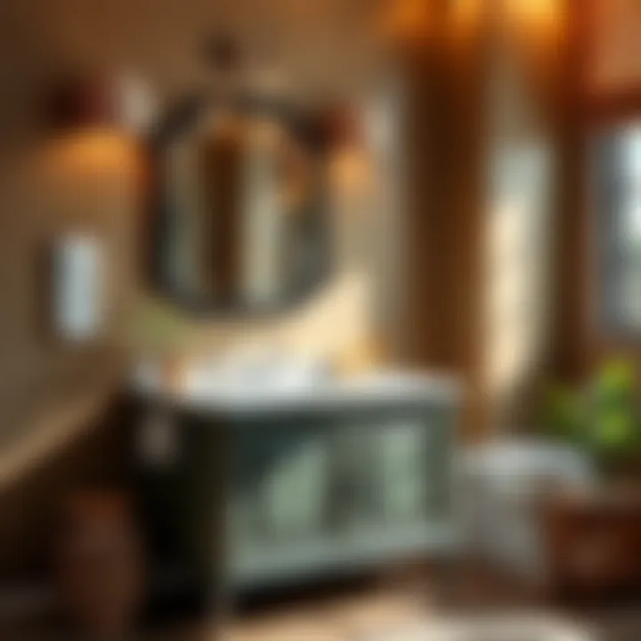 Materials for Bathroom Vanities Diverse materials used in bathroom vanities displayed aesthetically